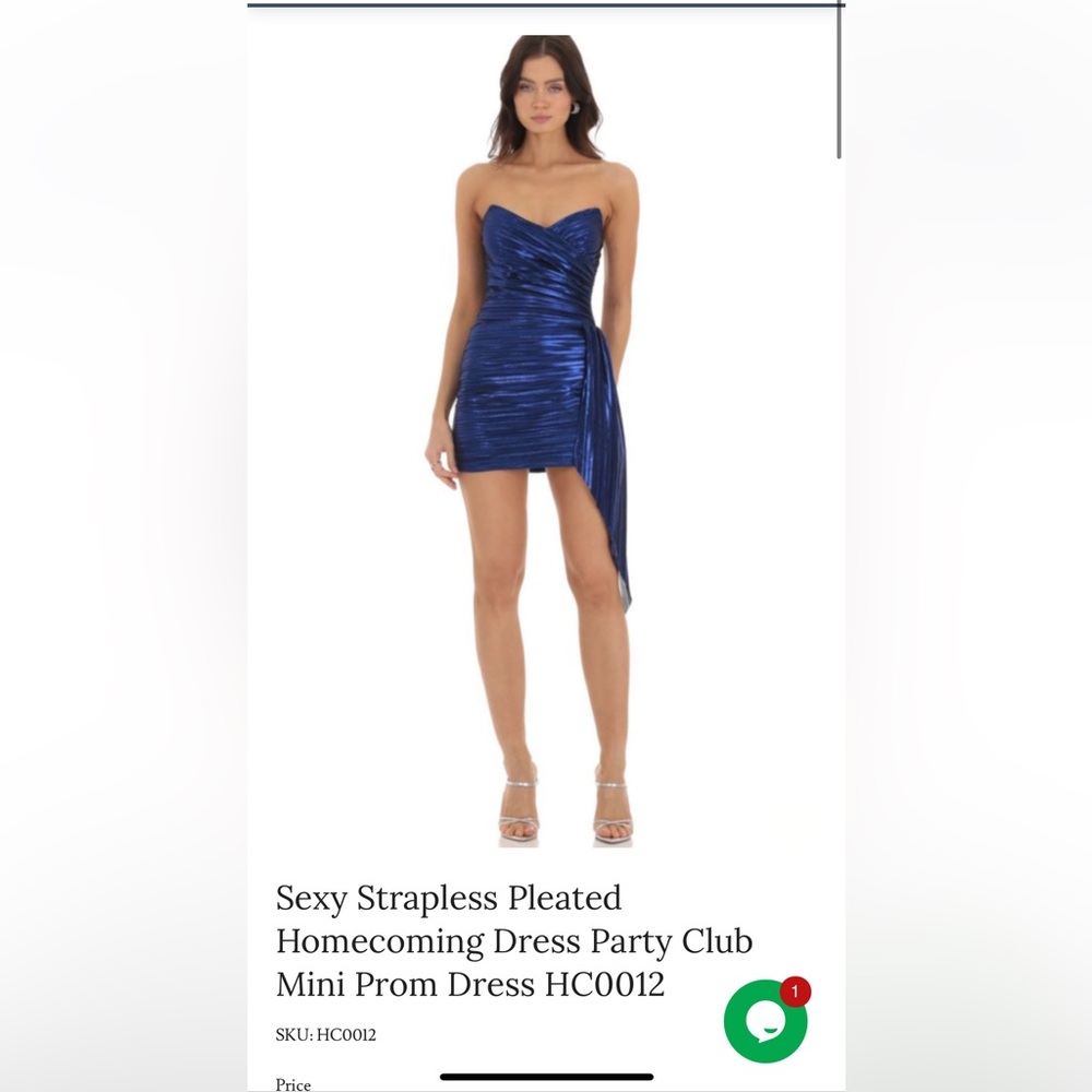 Dark Navy Cocktail Dress/Party Dress